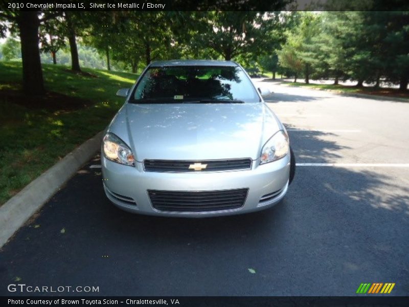 Silver Ice Metallic / Ebony 2010 Chevrolet Impala LS