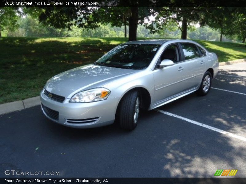 Silver Ice Metallic / Ebony 2010 Chevrolet Impala LS