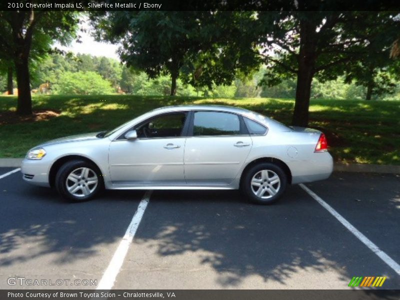 Silver Ice Metallic / Ebony 2010 Chevrolet Impala LS
