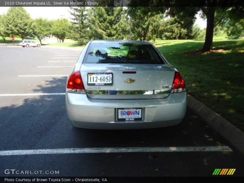Silver Ice Metallic / Ebony 2010 Chevrolet Impala LS