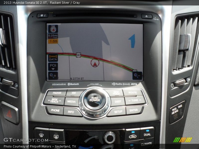 Radiant Silver / Gray 2013 Hyundai Sonata SE 2.0T