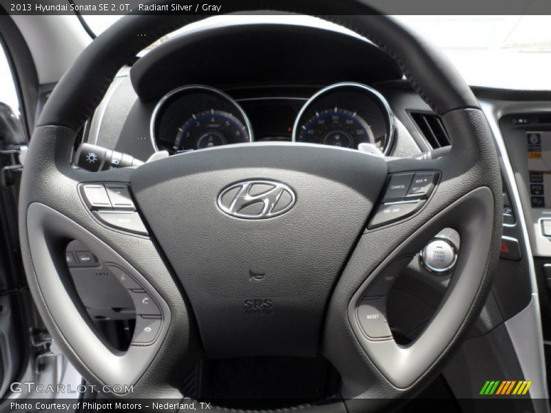Radiant Silver / Gray 2013 Hyundai Sonata SE 2.0T