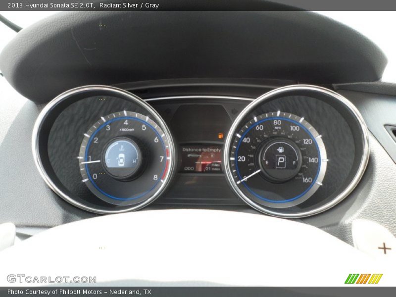 Radiant Silver / Gray 2013 Hyundai Sonata SE 2.0T