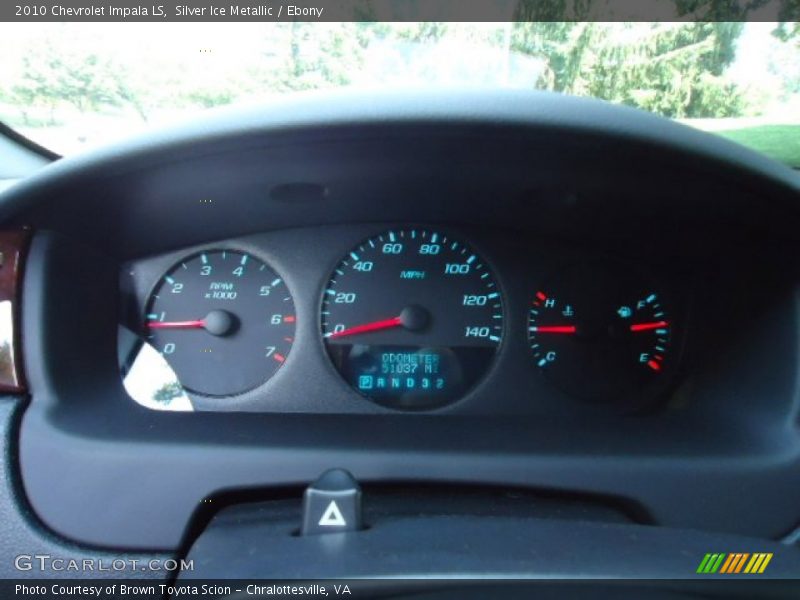 Silver Ice Metallic / Ebony 2010 Chevrolet Impala LS