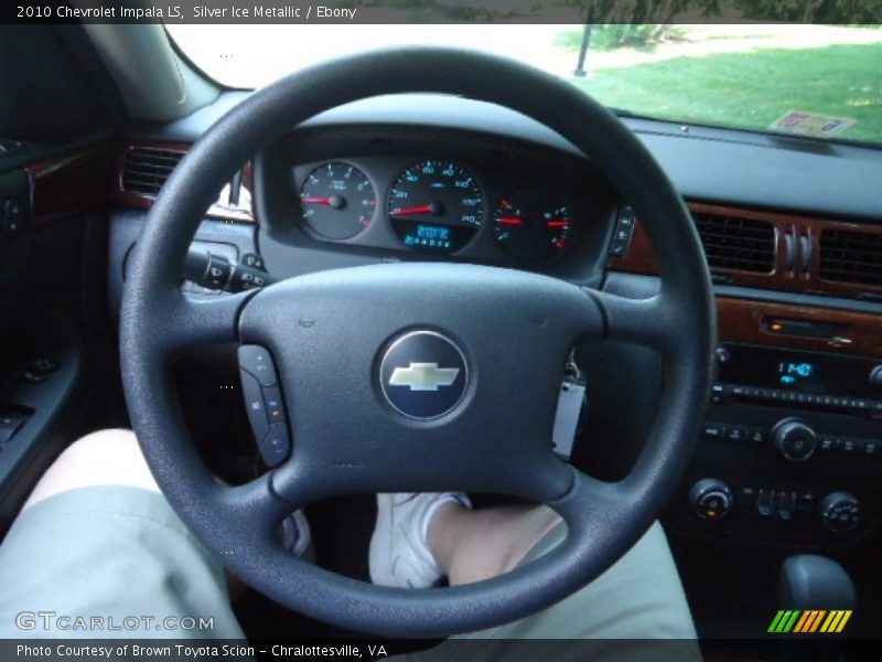 Silver Ice Metallic / Ebony 2010 Chevrolet Impala LS