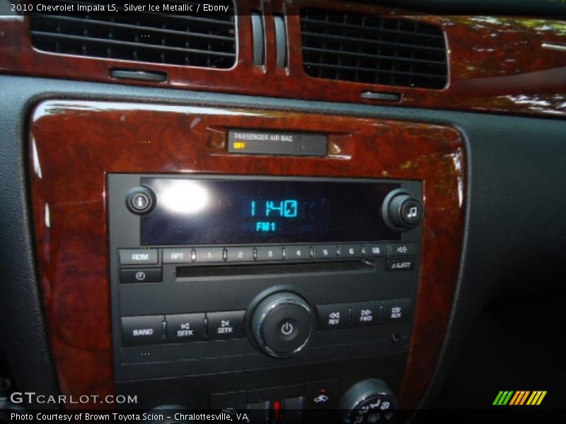 Silver Ice Metallic / Ebony 2010 Chevrolet Impala LS