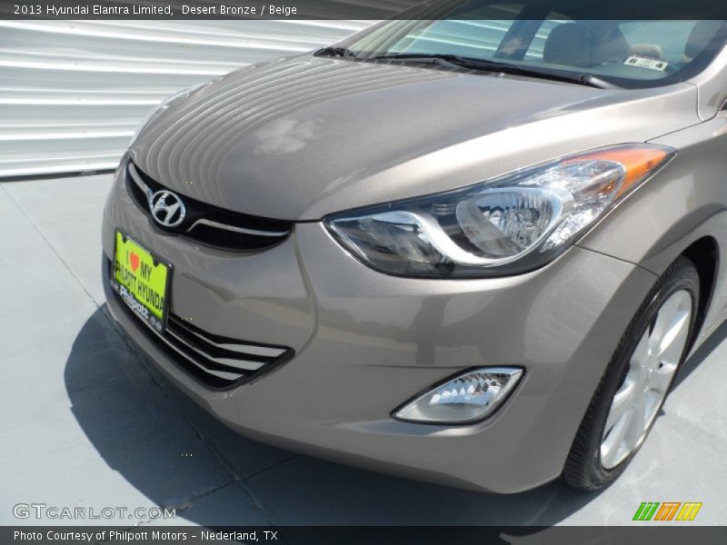 Desert Bronze / Beige 2013 Hyundai Elantra Limited