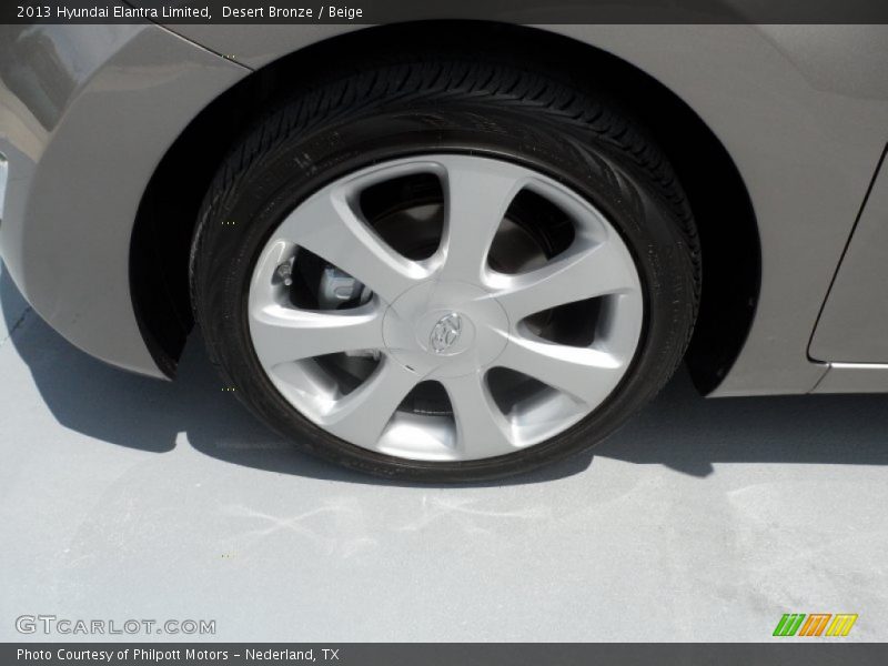 Desert Bronze / Beige 2013 Hyundai Elantra Limited