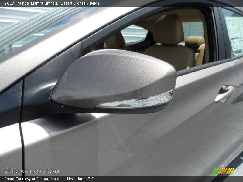 Desert Bronze / Beige 2013 Hyundai Elantra Limited