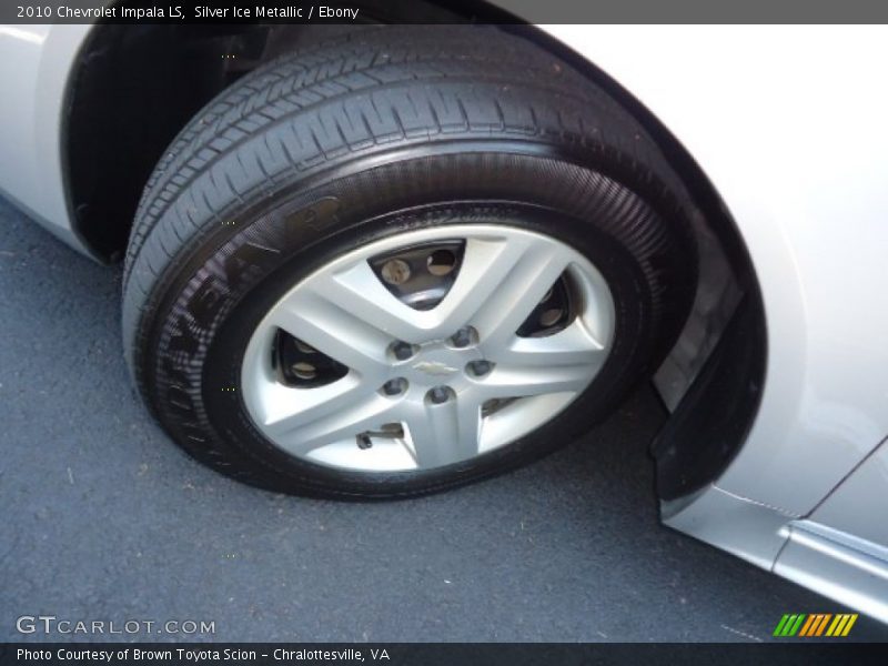 Silver Ice Metallic / Ebony 2010 Chevrolet Impala LS