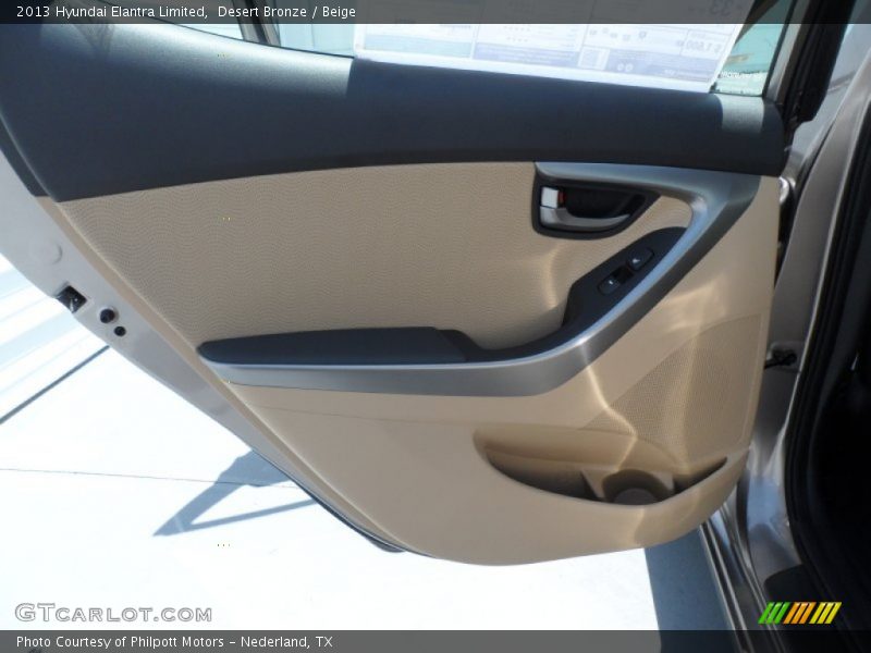 Desert Bronze / Beige 2013 Hyundai Elantra Limited