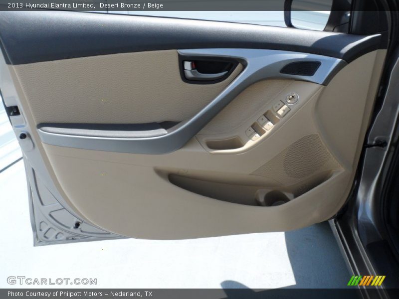 Desert Bronze / Beige 2013 Hyundai Elantra Limited