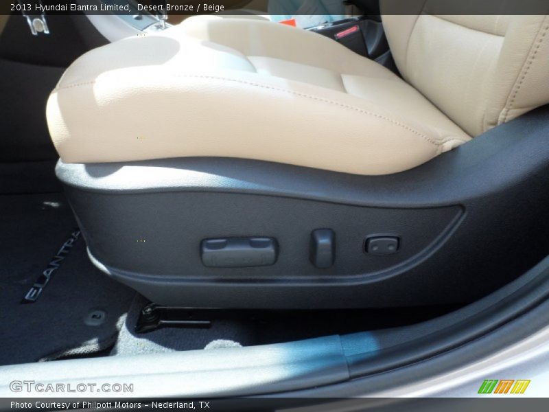 Desert Bronze / Beige 2013 Hyundai Elantra Limited