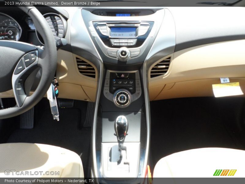 Desert Bronze / Beige 2013 Hyundai Elantra Limited