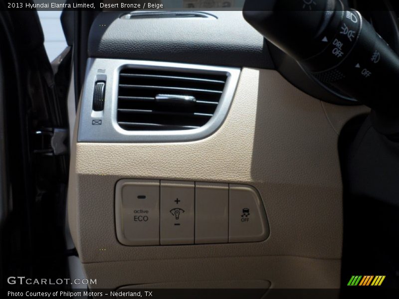 Desert Bronze / Beige 2013 Hyundai Elantra Limited