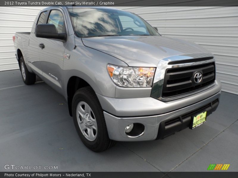 Silver Sky Metallic / Graphite 2012 Toyota Tundra Double Cab