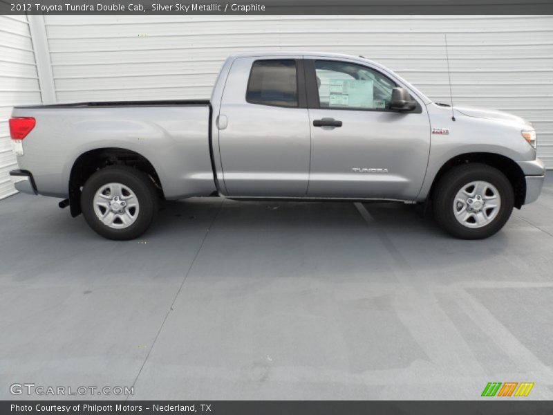 Silver Sky Metallic / Graphite 2012 Toyota Tundra Double Cab