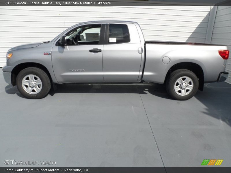 Silver Sky Metallic / Graphite 2012 Toyota Tundra Double Cab