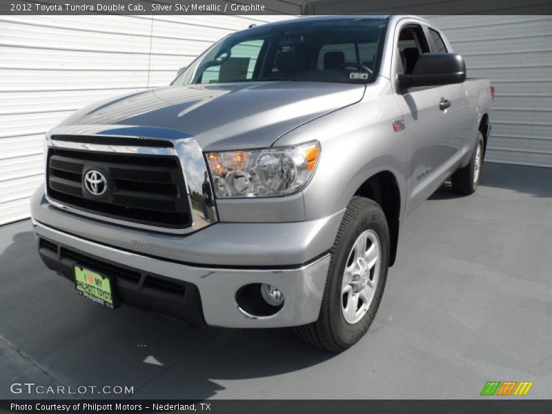 Silver Sky Metallic / Graphite 2012 Toyota Tundra Double Cab