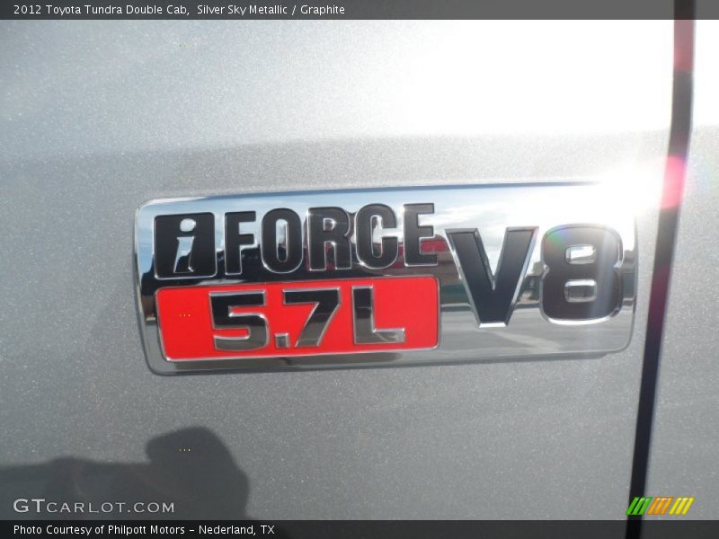 Silver Sky Metallic / Graphite 2012 Toyota Tundra Double Cab