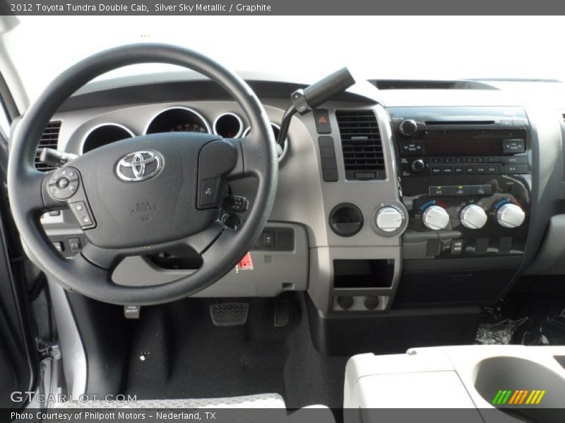 Silver Sky Metallic / Graphite 2012 Toyota Tundra Double Cab