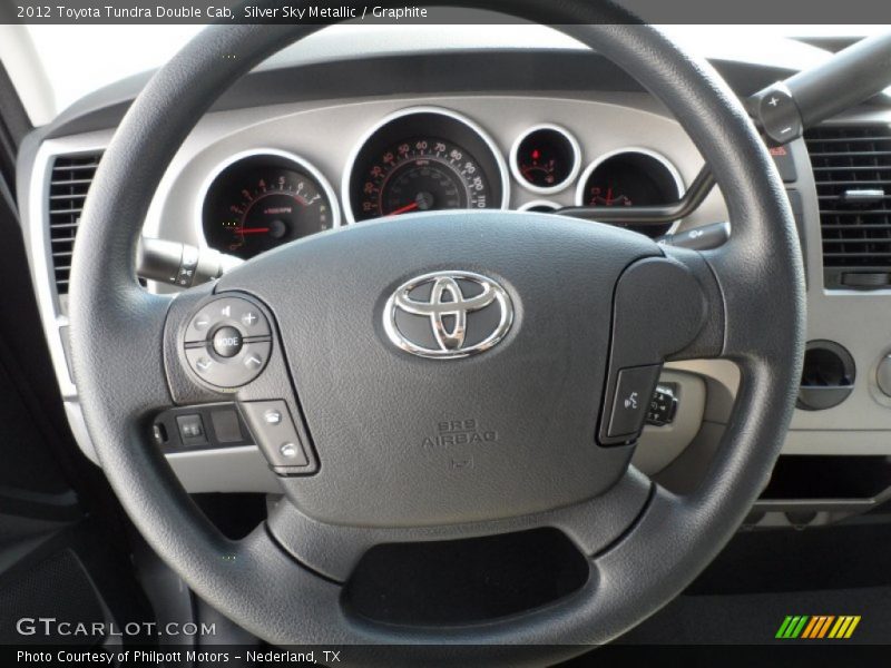 Silver Sky Metallic / Graphite 2012 Toyota Tundra Double Cab