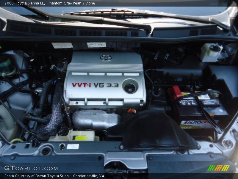 Phantom Gray Pearl / Stone 2005 Toyota Sienna LE