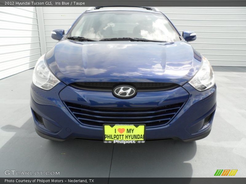 Iris Blue / Taupe 2012 Hyundai Tucson GLS