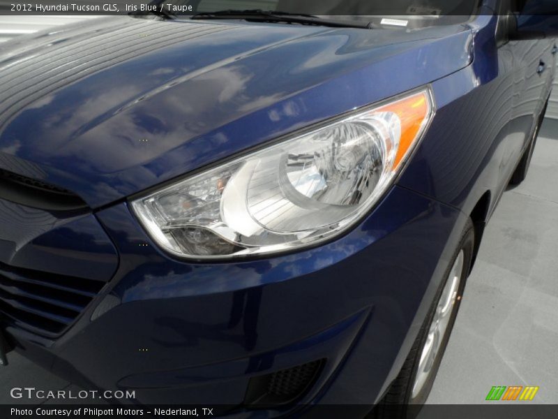Iris Blue / Taupe 2012 Hyundai Tucson GLS