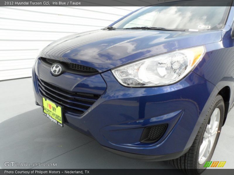 Iris Blue / Taupe 2012 Hyundai Tucson GLS