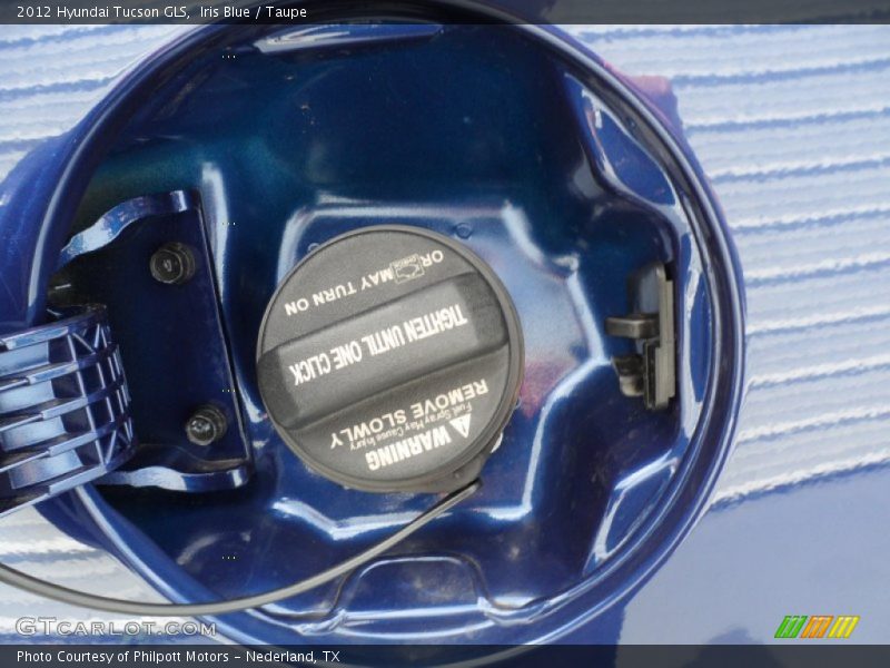 Iris Blue / Taupe 2012 Hyundai Tucson GLS