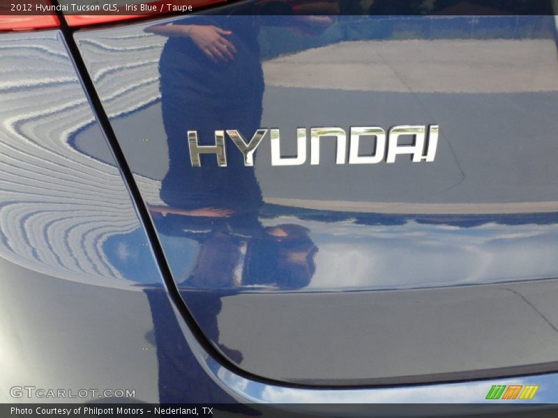 Iris Blue / Taupe 2012 Hyundai Tucson GLS