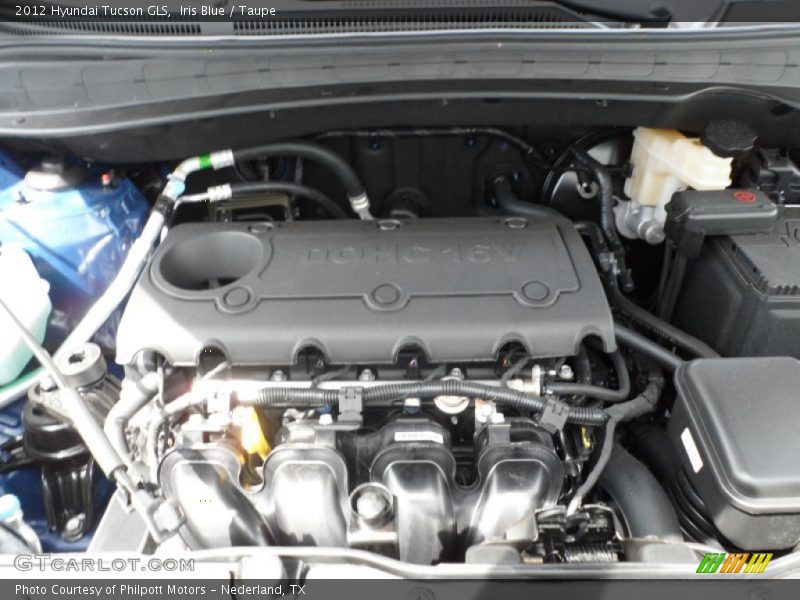 Iris Blue / Taupe 2012 Hyundai Tucson GLS
