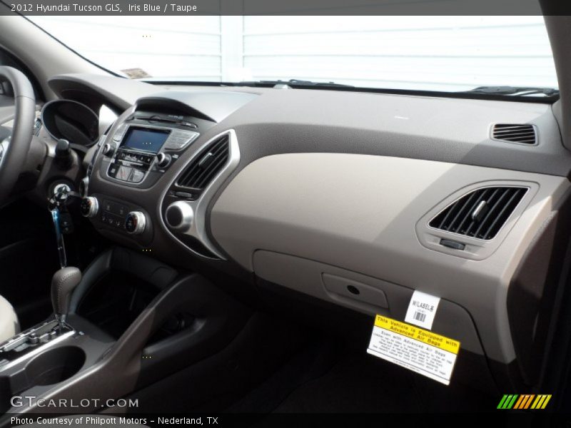 Iris Blue / Taupe 2012 Hyundai Tucson GLS
