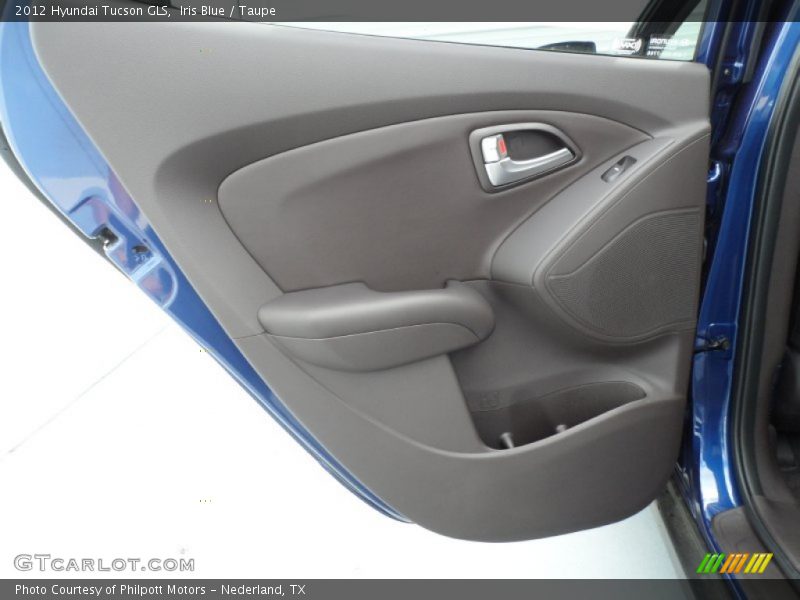 Iris Blue / Taupe 2012 Hyundai Tucson GLS