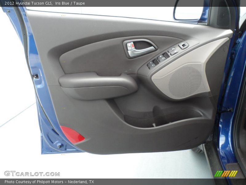 Iris Blue / Taupe 2012 Hyundai Tucson GLS