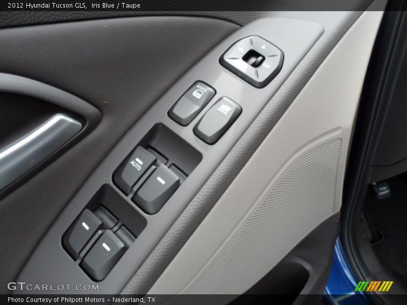 Iris Blue / Taupe 2012 Hyundai Tucson GLS
