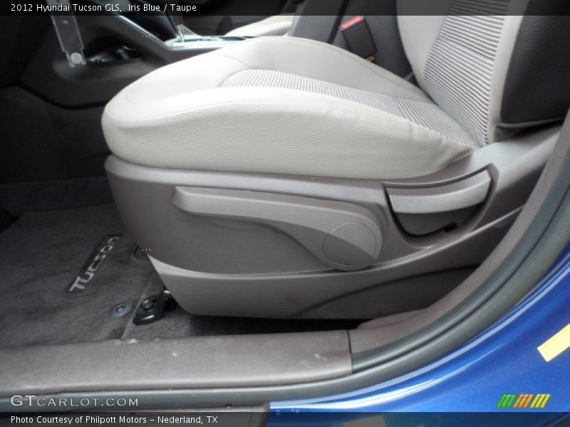 Iris Blue / Taupe 2012 Hyundai Tucson GLS