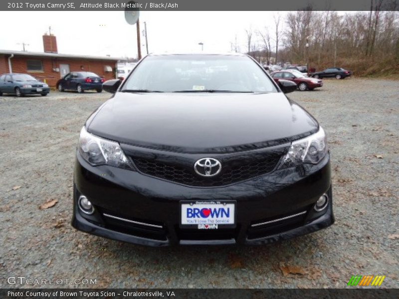 Attitude Black Metallic / Black/Ash 2012 Toyota Camry SE