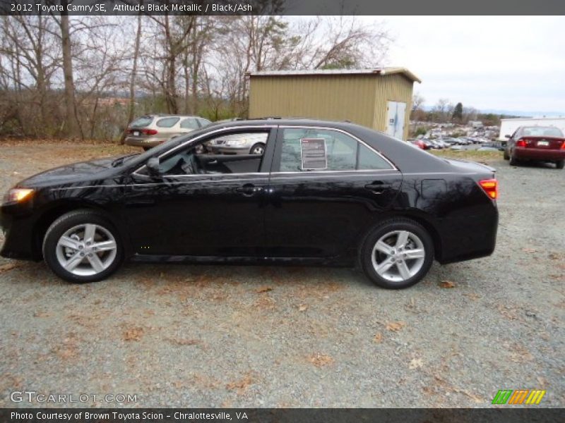 Attitude Black Metallic / Black/Ash 2012 Toyota Camry SE