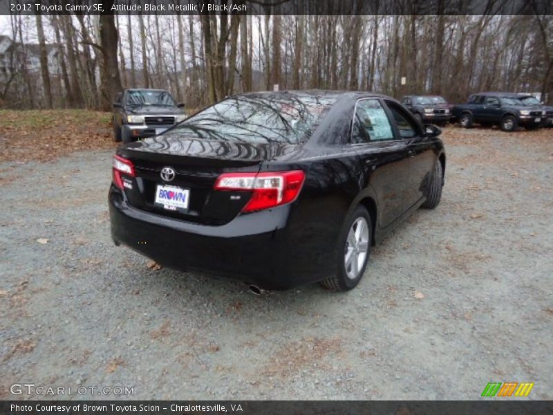 Attitude Black Metallic / Black/Ash 2012 Toyota Camry SE