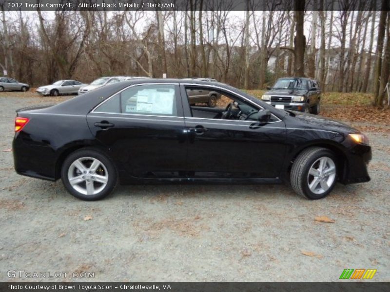 Attitude Black Metallic / Black/Ash 2012 Toyota Camry SE