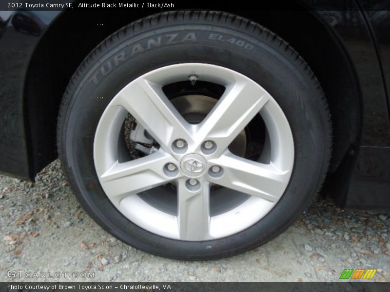 Attitude Black Metallic / Black/Ash 2012 Toyota Camry SE