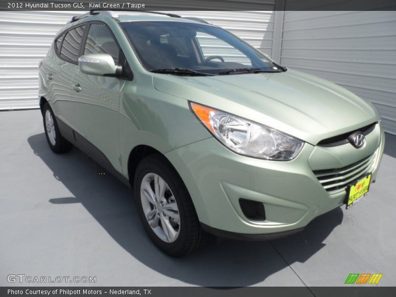 Kiwi Green / Taupe 2012 Hyundai Tucson GLS