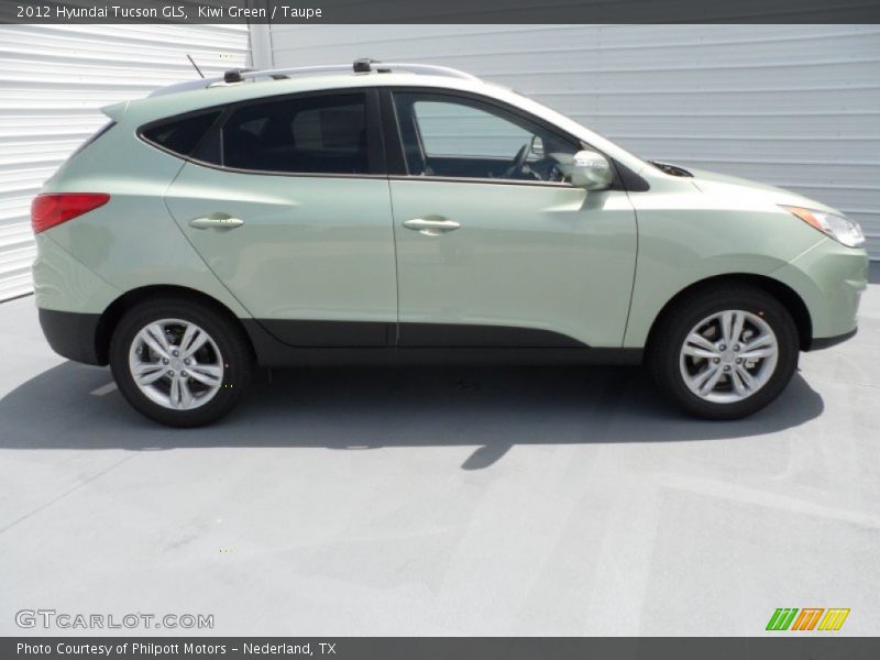 Kiwi Green / Taupe 2012 Hyundai Tucson GLS