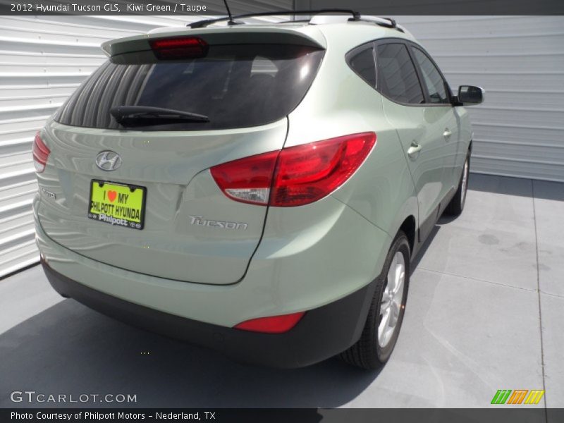 Kiwi Green / Taupe 2012 Hyundai Tucson GLS