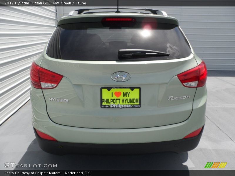 Kiwi Green / Taupe 2012 Hyundai Tucson GLS