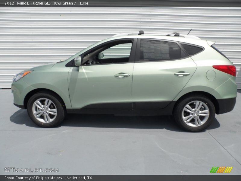 Kiwi Green / Taupe 2012 Hyundai Tucson GLS