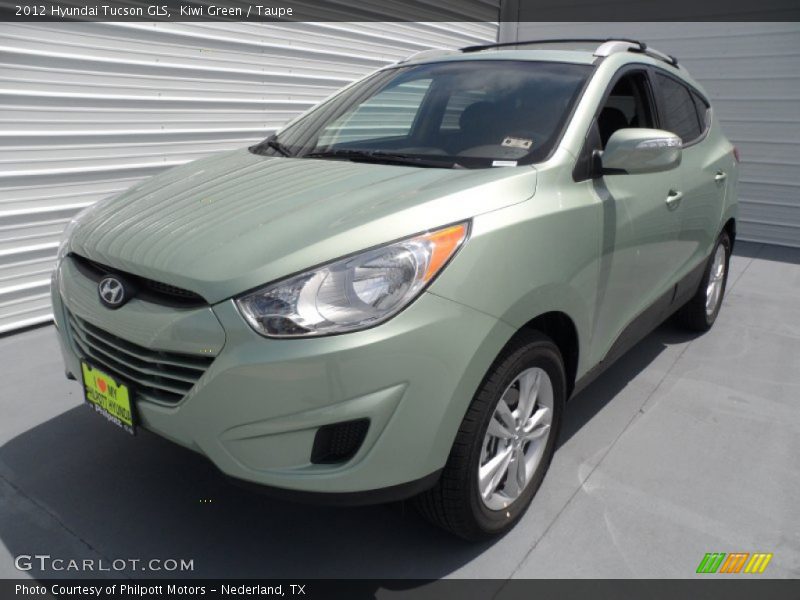 Kiwi Green / Taupe 2012 Hyundai Tucson GLS