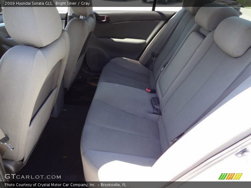 Bright Silver / Gray 2009 Hyundai Sonata GLS